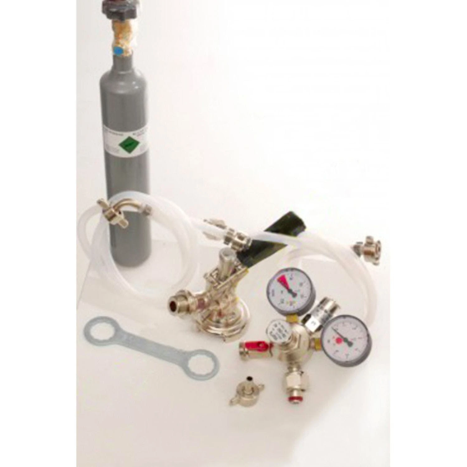Null Zubehörpaket Mit Flach Fitting, 7mm Bierschlauch Und 0,5 Kg CO2 Flasche 3 Null Zubehörpaket Mit Flach Fitting, 7mm Bierschlauch Und 0,5 Kg CO2 Flasche – Bild 3