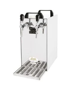 Null Kontakt 40/K Bierzapfanlage 2-leitig Trockenkühlgerät Aus Edelstahl, 50 Liter/h, Mit Membranpumpe, Green Line