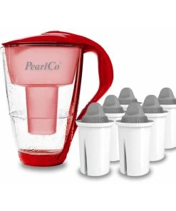 Pearlco Glas-Wasserfilter Rot Inkl. 3 Protect+ Filterkartuschen 9 Pearlco Glas-Wasserfilter Rot Inkl. 3 Protect+ Filterkartuschen -HENDI-Geschäft 6dab26a9 e3e8 46dc ad87 11a6cf2fa690 4