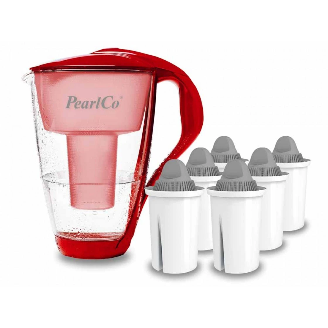 Pearlco Glas-Wasserfilter Weiß Inkl. 6 Protect+ Filterkartuschen 5 Pearlco Glas-Wasserfilter Weiß Inkl. 6 Protect+ Filterkartuschen – Bild 5