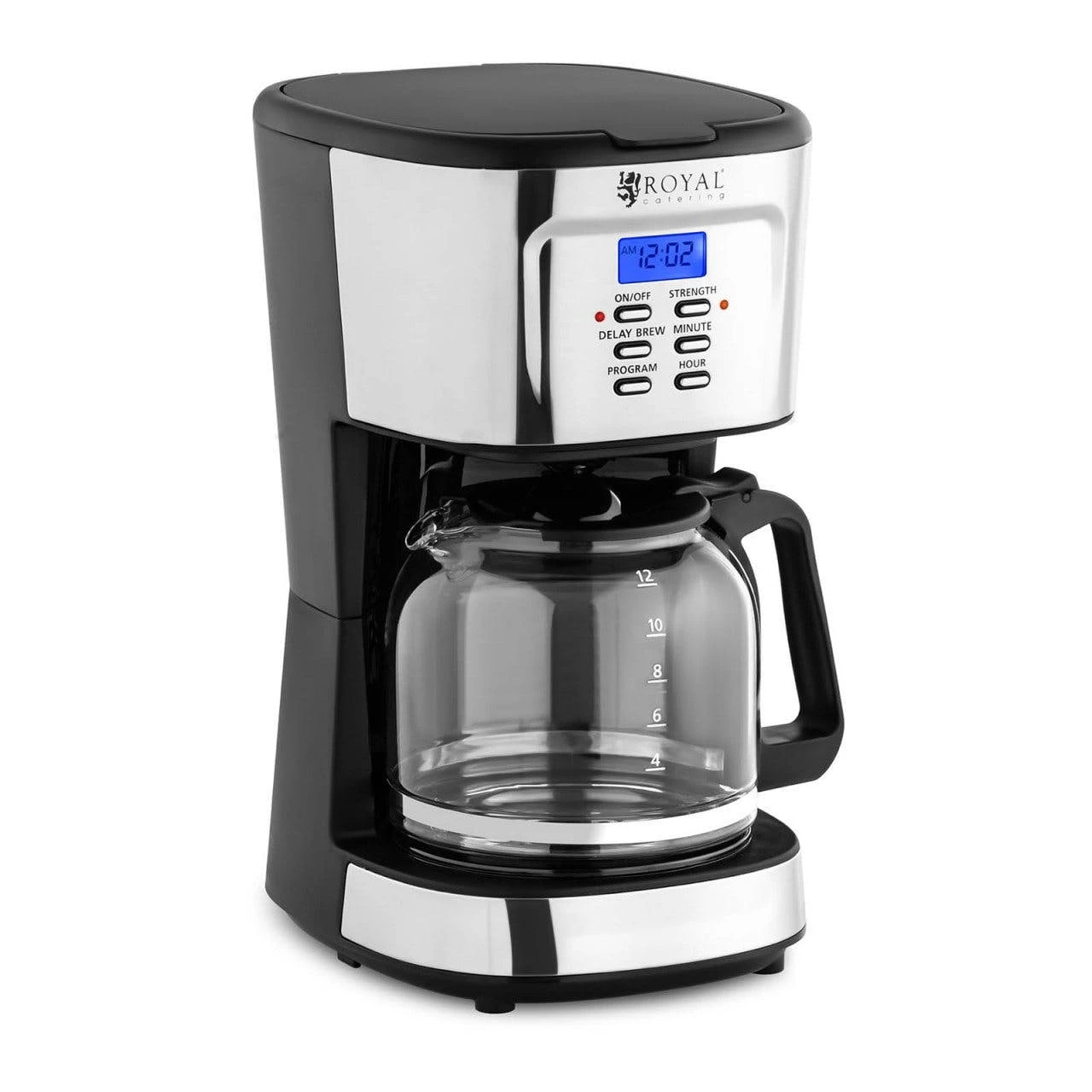 Royal-catering Royal Catering Kaffeemaschine - LCD - Permanentfilter - 1.5 L 1 Royal-catering Royal Catering Kaffeemaschine - LCD - Permanentfilter - 1.5 L