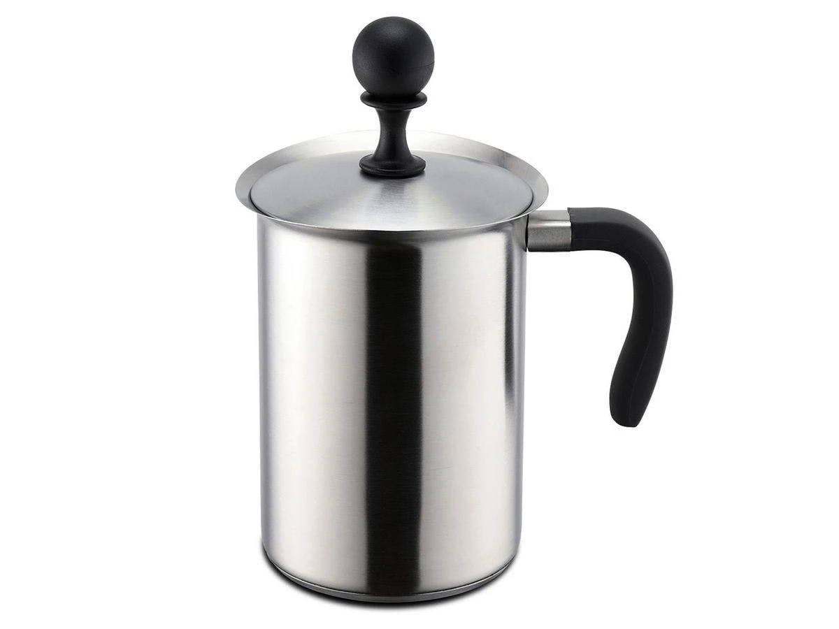 Null Edelstahl Milchaufschäumer Aufschäumbecher Milchkanne Induktionsgeeignet 1000ml 1 Null Edelstahl Milchaufschäumer Aufschäumbecher Milchkanne Induktionsgeeignet 1000ml