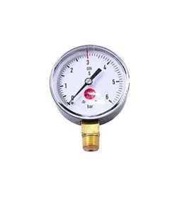 Null Arbeitsmanometer, 0-6/3 Bar