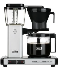 Null Moccamaster KBG Select Filterkaffeemaschine Matt Silver