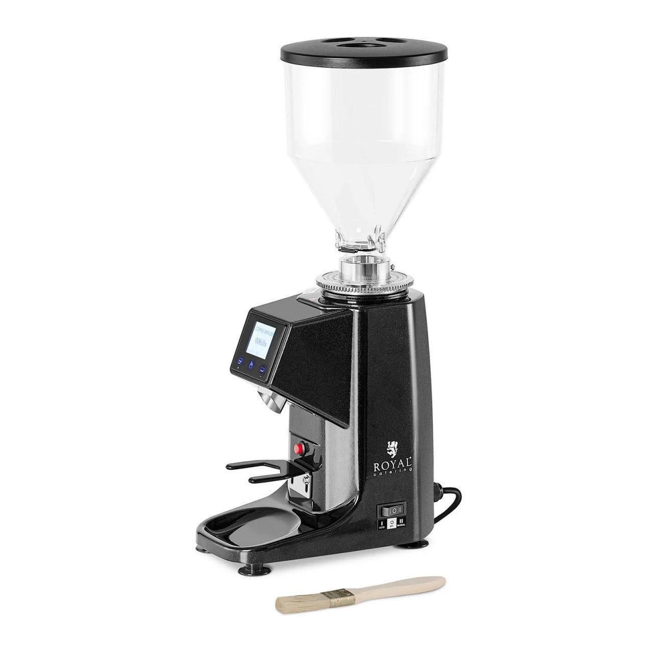 Royal-catering Royal Catering Kaffeemühle - 200 W - 1000ml - Aluminium - Schwarz - LED 5 Royal-catering Royal Catering Kaffeemühle - 200 W - 1000ml - Aluminium - Schwarz - LED – Bild 5