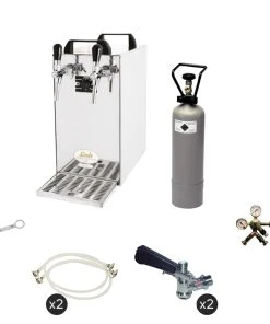 Null Komplett Set - Zapfanlage - Kontakt 40 2-leitig Trockenkühler, Durchlaufkühler 50 Liter/h, Green Line 11 Null Komplett Set - Zapfanlage - Kontakt 40 2-leitig Trockenkühler, Durchlaufkühler 50 Liter/h, Green Line -HENDI-Geschäft 812a30ab 7862 45d1 a80c 826d3e96d159