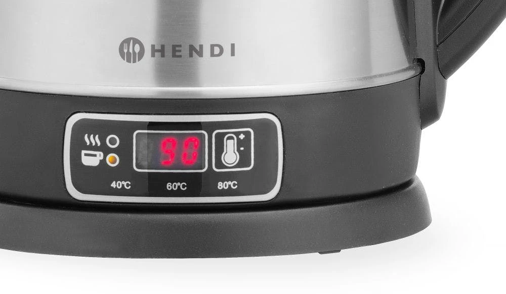 Elektrischer Wasserkocher Mit Temperaturregelung, HENDI, 1,8L, 230V/1800W, 225x168x(H)288mm 6 Elektrischer Wasserkocher Mit Temperaturregelung, HENDI, 1,8L, 230V/1800W, 225x168x(H)288mm – Bild 6