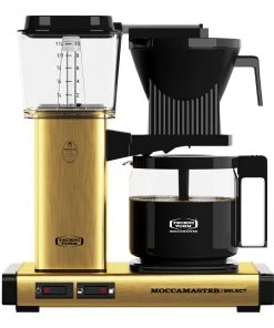 Null Moccamaster KBG Select Filterkaffeemaschine Brushed Brass