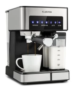 Klarstein Arabica Espressomaschine 1050W 15 Bar 1,5l Touch-Bedienfeld Edelstahl Silber 9 Klarstein Arabica Espressomaschine 1050W 15 Bar 1,5l Touch-Bedienfeld Edelstahl Silber -HENDI-Geschäft 88643507 62d1 4776 a7c1 60b77c53f111