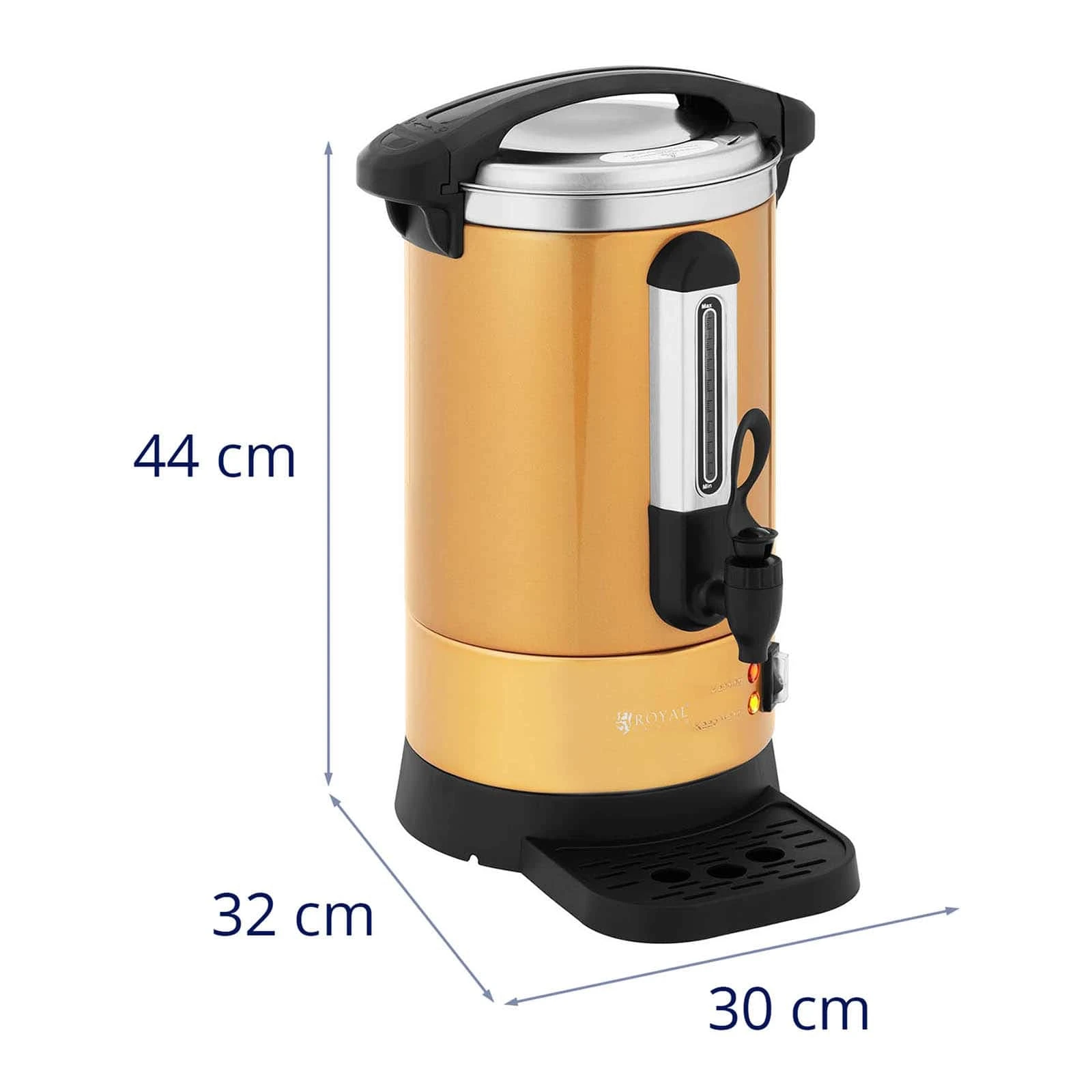 Royal-catering Filterkaffeemaschine - 6 L - Goldfarben - Royal Catering 6 Royal-catering Filterkaffeemaschine - 6 L - Goldfarben - Royal Catering – Bild 6