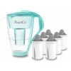 Pearlco Glas-Wasserfilter Mint Inkl. 6 Protect+ Filterkartuschen