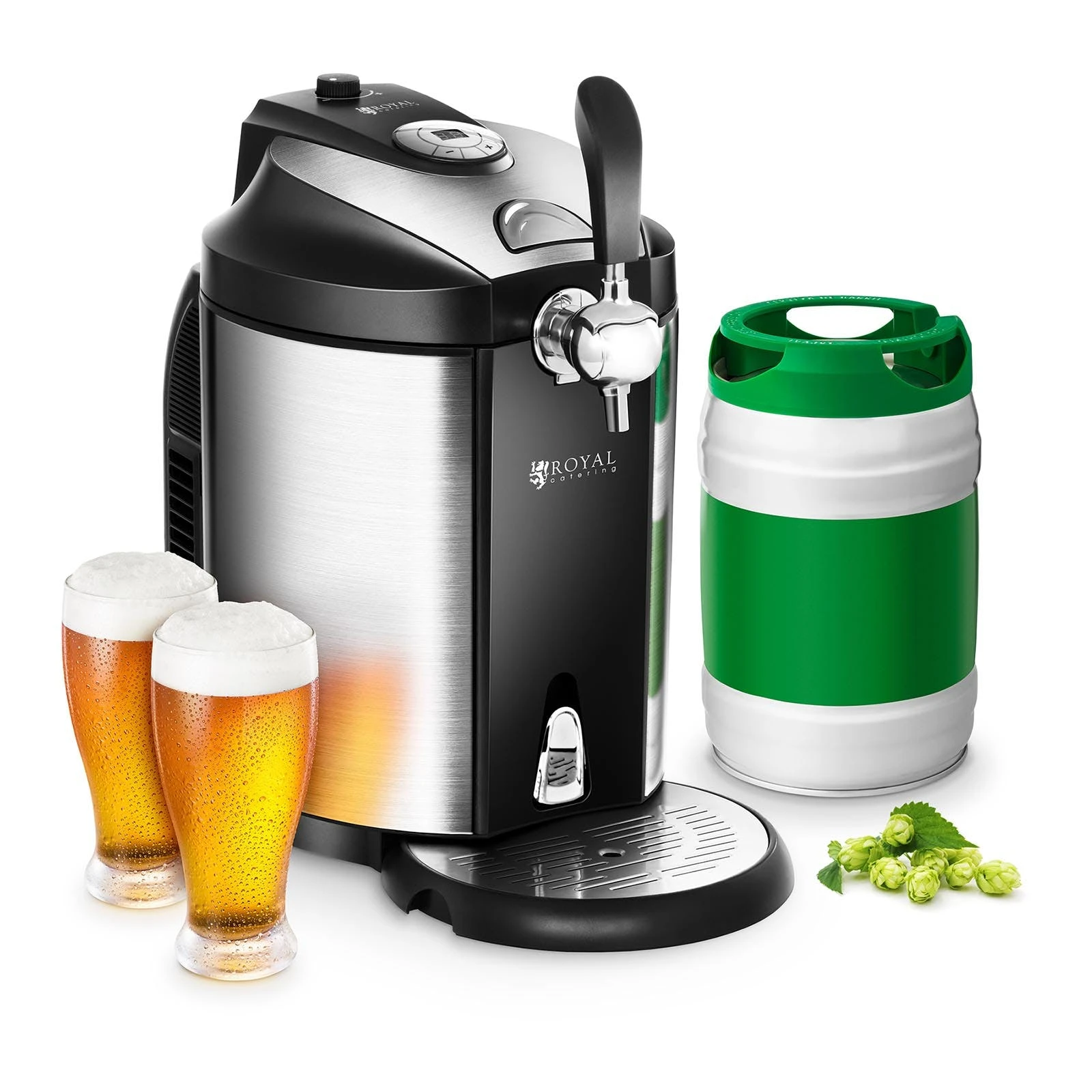 Royal-catering Royal Catering Bierzapfanlage Mit Kühlung - 5 L - 2 Bis 12 °C RCBD-5LB 2 Royal-catering Royal Catering Bierzapfanlage Mit Kühlung - 5 L - 2 Bis 12 °C RCBD-5LB – Bild 2