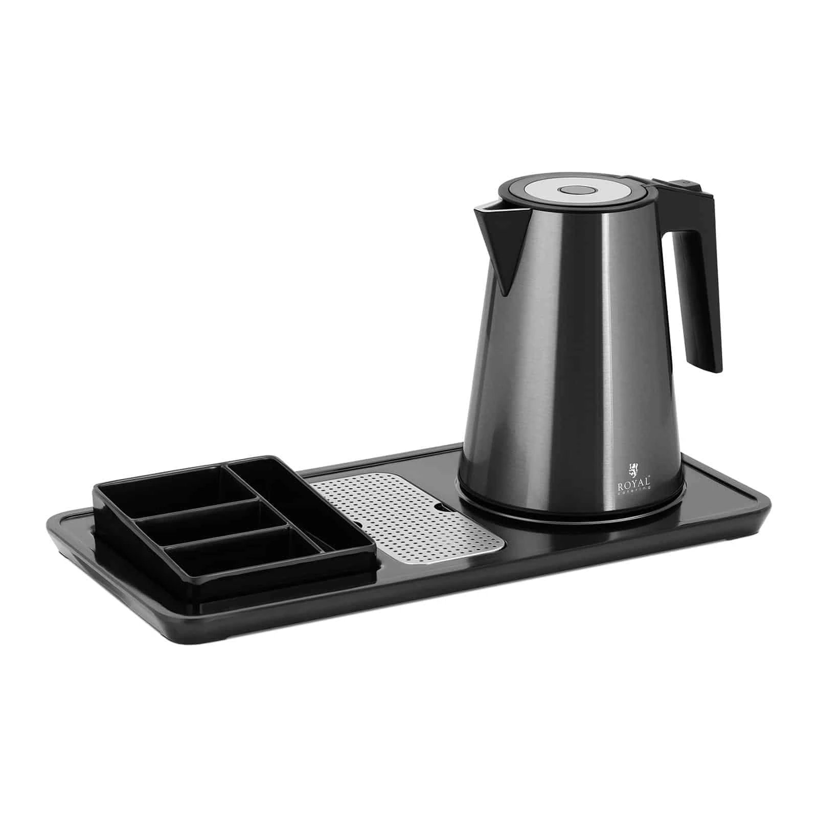 Royal-catering Wasserkocher - Kaffee- Und Teestation - 1,2 L - 1800 W - Schwarz - Royal_catering 1 Royal-catering Wasserkocher - Kaffee- Und Teestation - 1,2 L - 1800 W - Schwarz - Royal_catering