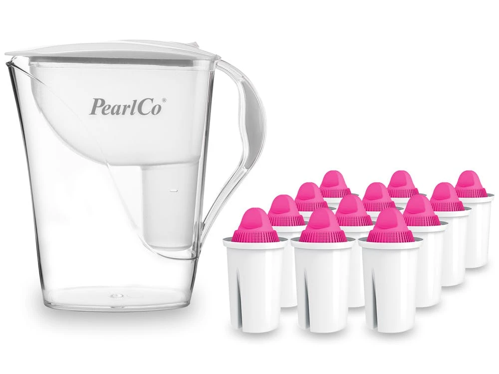 Pearlco Wasserfilter Fashion Weiß Inkl. 6 AquaMag Filterkartuschen 4 Pearlco Wasserfilter Fashion Weiß Inkl. 6 AquaMag Filterkartuschen – Bild 4