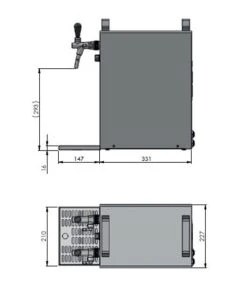 Null Komplett Set Kontakt 40/K Bierzapfanlage 2-leitig Trockenkühlgerät Aus Edelstahl, 50 Liter/h, Mit Membranpumpe, Green Line 13 Null Komplett Set Kontakt 40/K Bierzapfanlage 2-leitig Trockenkühlgerät Aus Edelstahl, 50 Liter/h, Mit Membranpumpe, Green Line -HENDI-Geschäft 94d4d87a 209f 4ba2 9bd0 6d74162e3e02