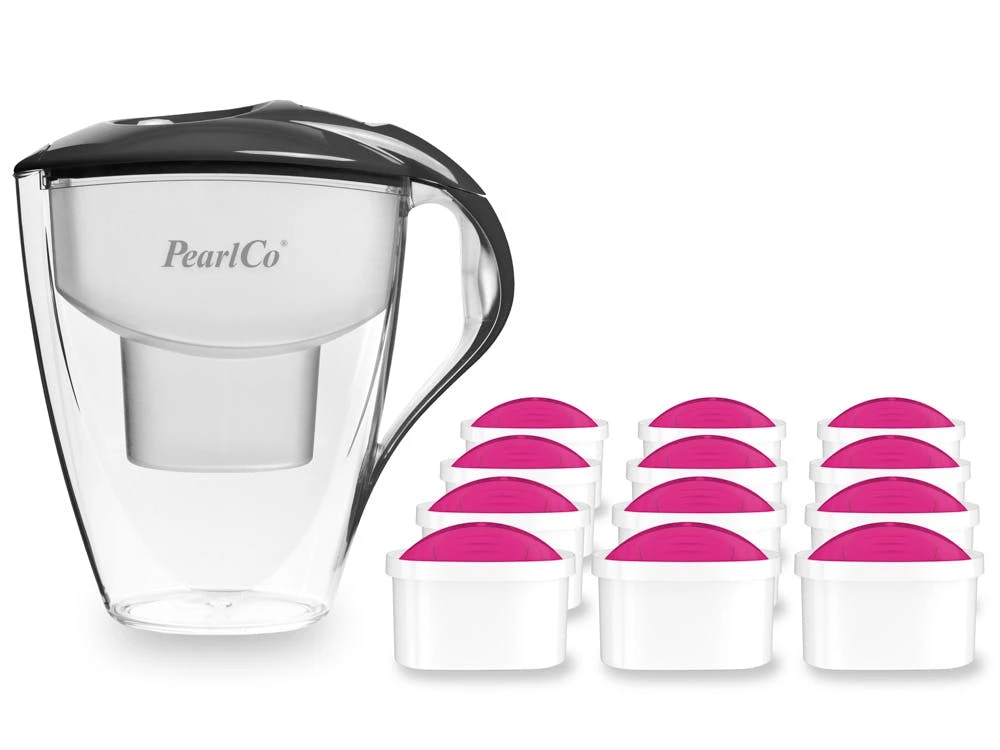 Pearlco Glas-Wasserfilter Anthrazit Inkl. 1 AquaMag Filterkartusche 7 Pearlco Glas-Wasserfilter Anthrazit Inkl. 1 AquaMag Filterkartusche – Bild 7