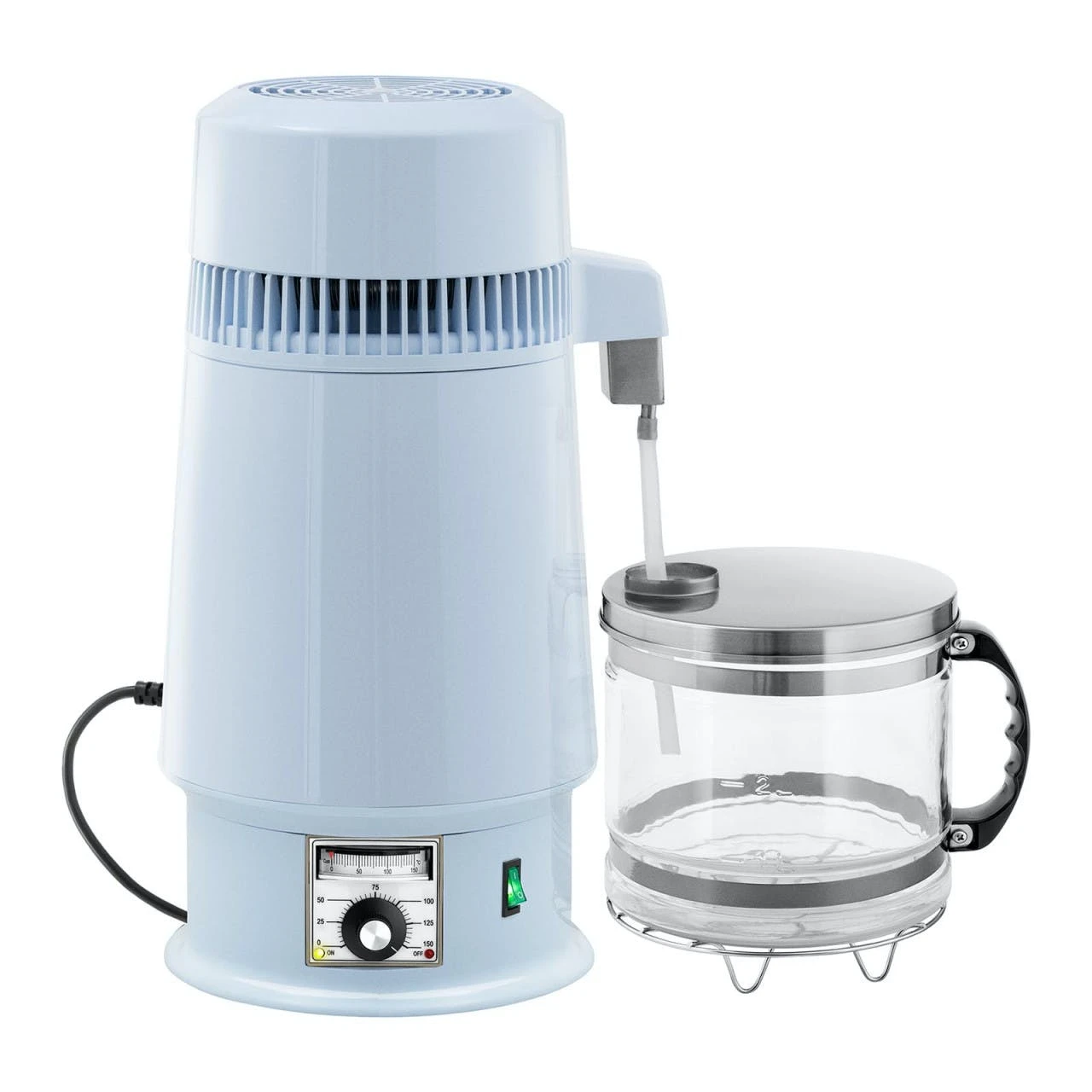 Null Uniprodo Destilliergerät - Wasser - 4 L - Temperatur Einstellbar - Glaskanne 6 Null Uniprodo Destilliergerät - Wasser - 4 L - Temperatur Einstellbar - Glaskanne – Bild 6