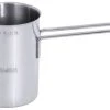 2x Contacto Milchaufschäumer, Edelstahl, Durchmesser: 10 Cm, Höhe: 15 Cm, Stiellänge: 12,5 Cm, Volumen: 1 L