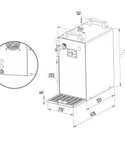 Null Bierzapfanlage Bierkühler Zapfanlage - 60 Liter/h - 1-leitig - KOMPLETTSET - KEG Kombi - CO2 2 Kg 12 Null Bierzapfanlage Bierkühler Zapfanlage - 60 Liter/h - 1-leitig - KOMPLETTSET - KEG Kombi - CO2 2 Kg -HENDI-Geschäft 98b1fc14 872b 483b 8742 f721ebaee647