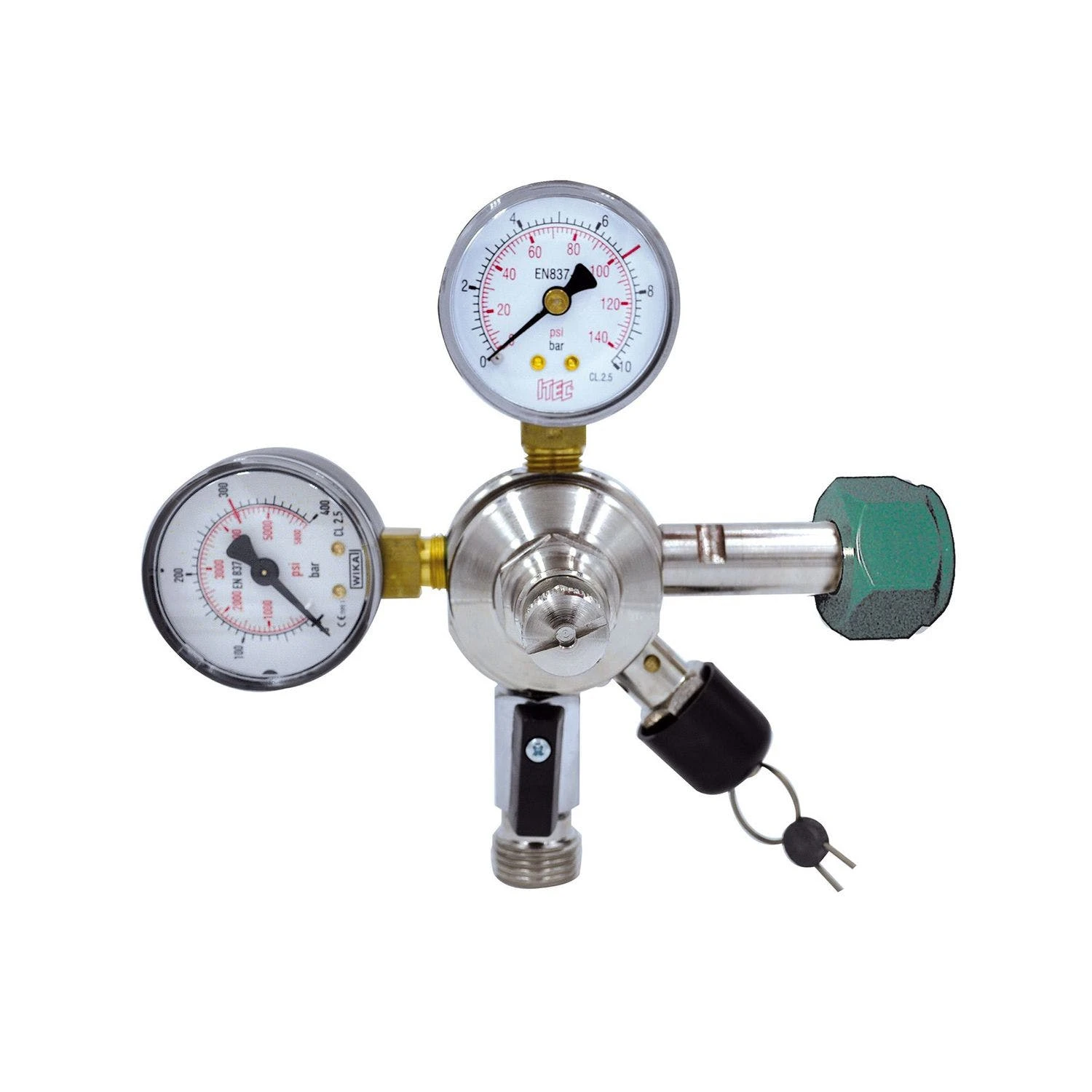 Null Druckminderer Stickstoff (N2), 1-leitig 1 Null Druckminderer Stickstoff (N2), 1-leitig