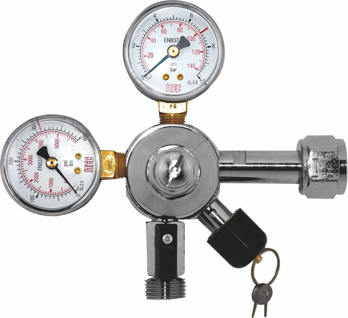 Null Zwischendruckregler Für CO2, N2 Und Mischgas (AFG) 7bar 3 Null Zwischendruckregler Für CO2, N2 Und Mischgas (AFG) 7bar – Bild 3