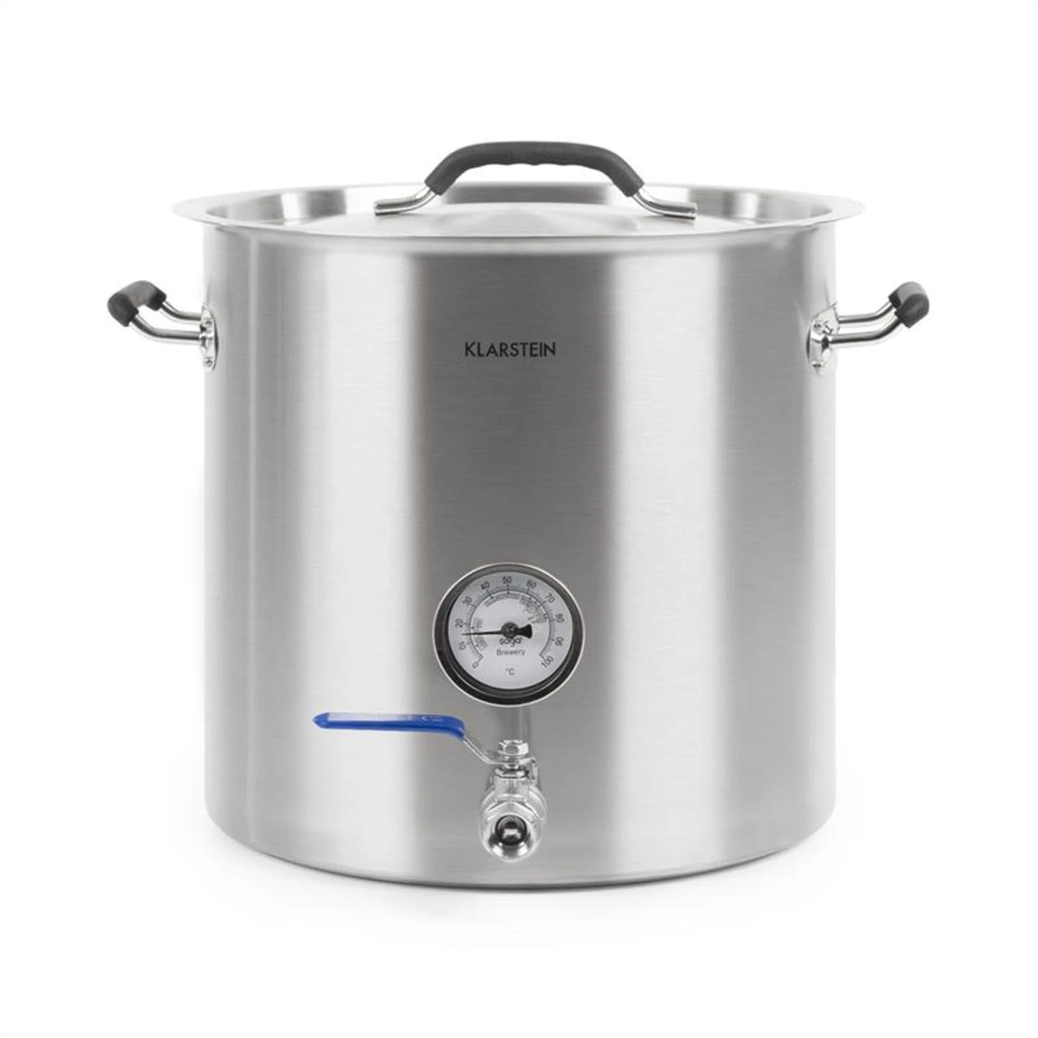 Klarstein Brauheld Pro Maischekessel 2500W 35L 30-100°C Umwälzpumpe Edelstahl Silber 5 Klarstein Brauheld Pro Maischekessel 2500W 35L 30-100°C Umwälzpumpe Edelstahl Silber – Bild 5