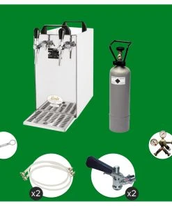 Null Komplett Set - Zapfanlage - Kontakt 40 2-leitig Trockenkühler, Durchlaufkühler 50 Liter/h, Green Line -HENDI-Geschäft a69384ef 84ba 482d 9731 da817218fbf3 1