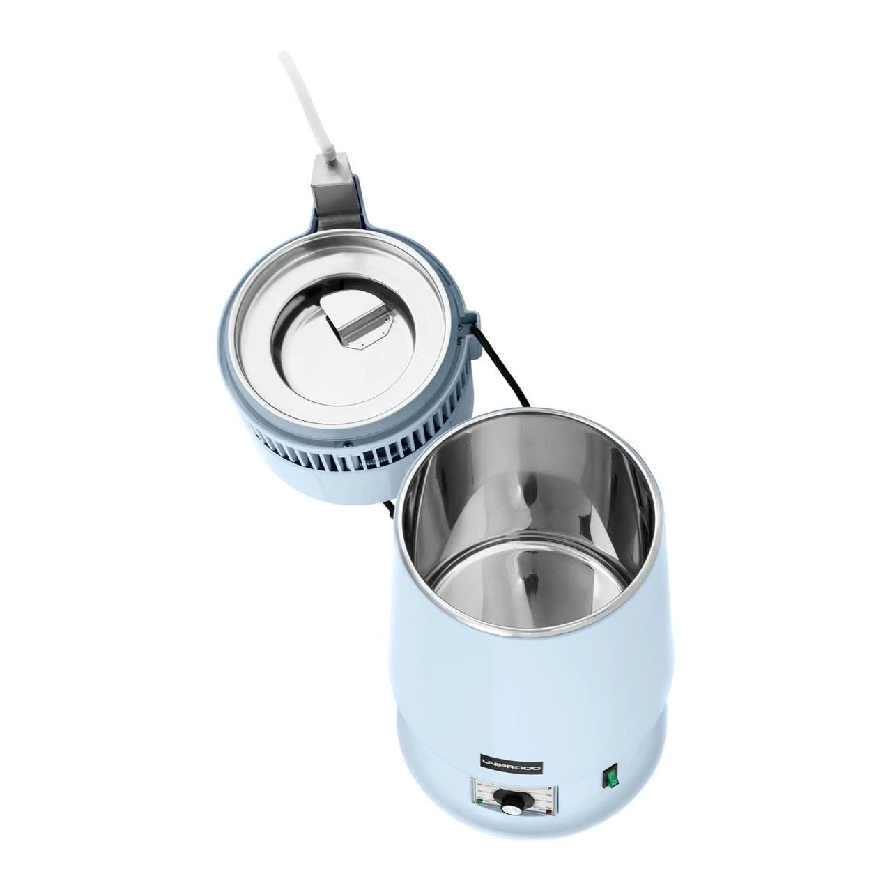 Null Uniprodo Destilliergerät - Wasser - 4 L - Temperatur Einstellbar - Glaskanne 3 Null Uniprodo Destilliergerät - Wasser - 4 L - Temperatur Einstellbar - Glaskanne – Bild 3