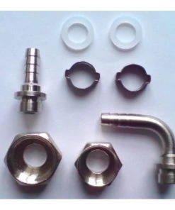 Null CO2-Schlauchtüllenset, 8 Teile - 10mm