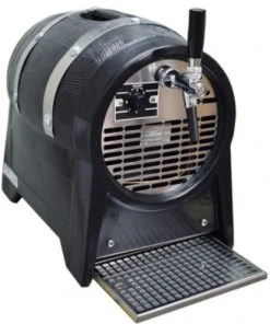 Null Partyfass 1-leitig, 60 Liter/h Zapfanlage Mit Zierringen, Trockenkühlgerät