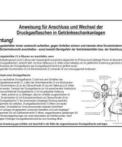 Null Aufkleber `Anweisung` Nach BGR 228