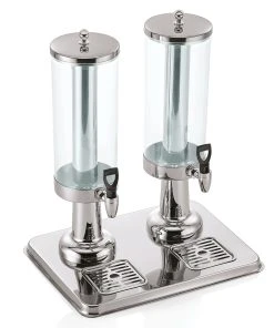 Was-germany WAS Germany - Getränkedispenser, 6 Ltr., 41,5 X 31,5 X 50 Cm, Chromnickelstahl (9930230)