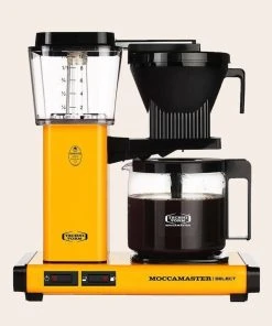 Null Filterkaffeemaschine Moccamaster KBG Select Gelb, Mit Glaskanne Und Heizplatte