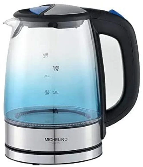 Null Michelino Glas-Wasserkocher 1,7 Liter LED 74342 1 Null Michelino Glas-Wasserkocher 1,7 Liter LED 74342