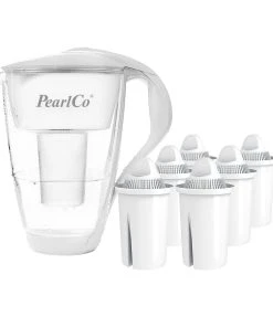 Pearlco Glas-Wasserfilter Anthrazit Inkl. 6 Universal Filterkartuschen -HENDI-Geschäft b2125731 c0cb 4c1e 923d be224598b497