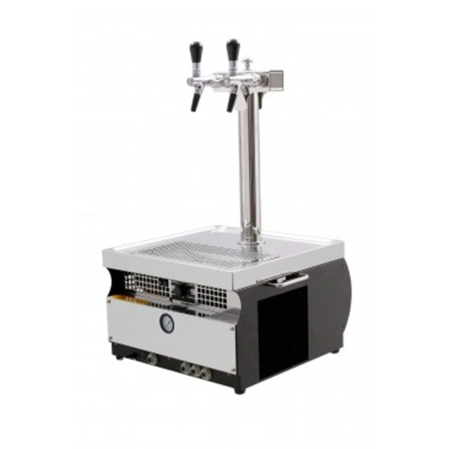 Null Kontakt 70/K Zapfanlage, Bierzapfanlage 2-leitig Trockenkühlgerät Aus Edelstahl, 90 Liter/h, Mit Membranpumpe, Green Line 3 Null Kontakt 70/K Zapfanlage, Bierzapfanlage 2-leitig Trockenkühlgerät Aus Edelstahl, 90 Liter/h, Mit Membranpumpe, Green Line – Bild 3