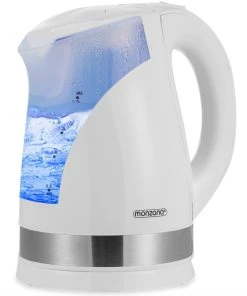 Alternative view of Null Retro Wasserkocher Edelstahl 1,7 L Temperaturanzeige,weiß