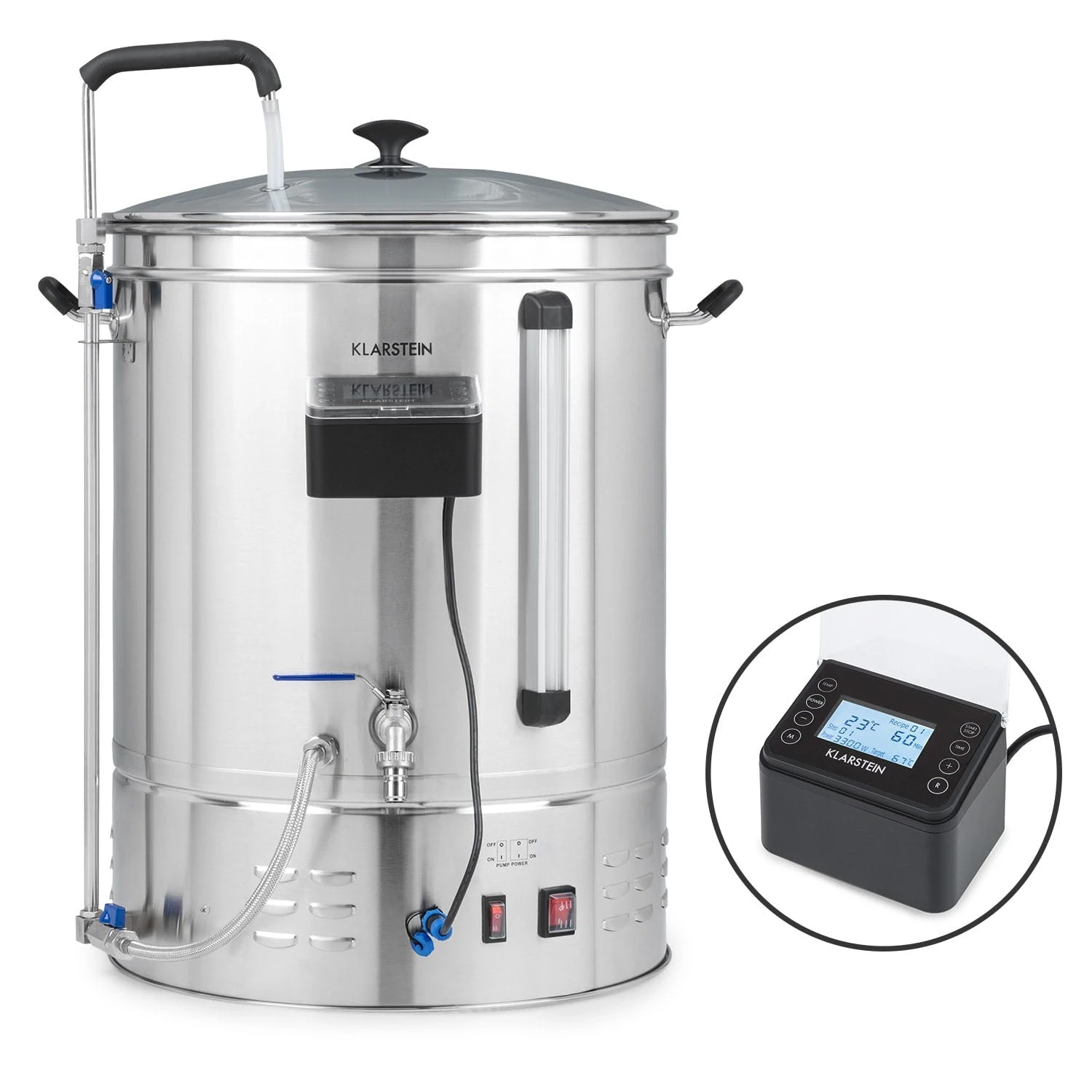 Klarstein Maischfest Fermentierkessel 30 Liter Gärröhrchen 304-Edelstahl Silber 7 Klarstein Maischfest Fermentierkessel 30 Liter Gärröhrchen 304-Edelstahl Silber – Bild 7
