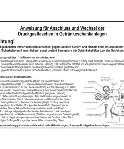 Null „Anweisung“, Schild Aus Kunststoff