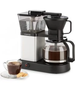 Klarstein GrandeGusto Kaffeemaschine 1690W 1,3l Pre-Infusion 96°C Schwarz/metallic Metallic