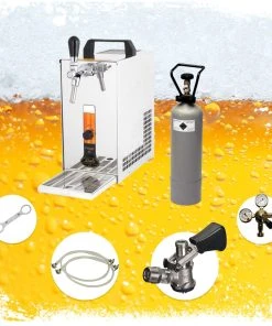 Null Komplett Set - Zapfanlage, Bierkoffer, Durchlaufkühler PYGMY 25 1-leitig Trockenkühler, 30 Liter/h 12 Null Komplett Set - Zapfanlage, Bierkoffer, Durchlaufkühler PYGMY 25 1-leitig Trockenkühler, 30 Liter/h -HENDI-Geschäft bd4dca58 ad37 4314 b918 323dc6bb39c2