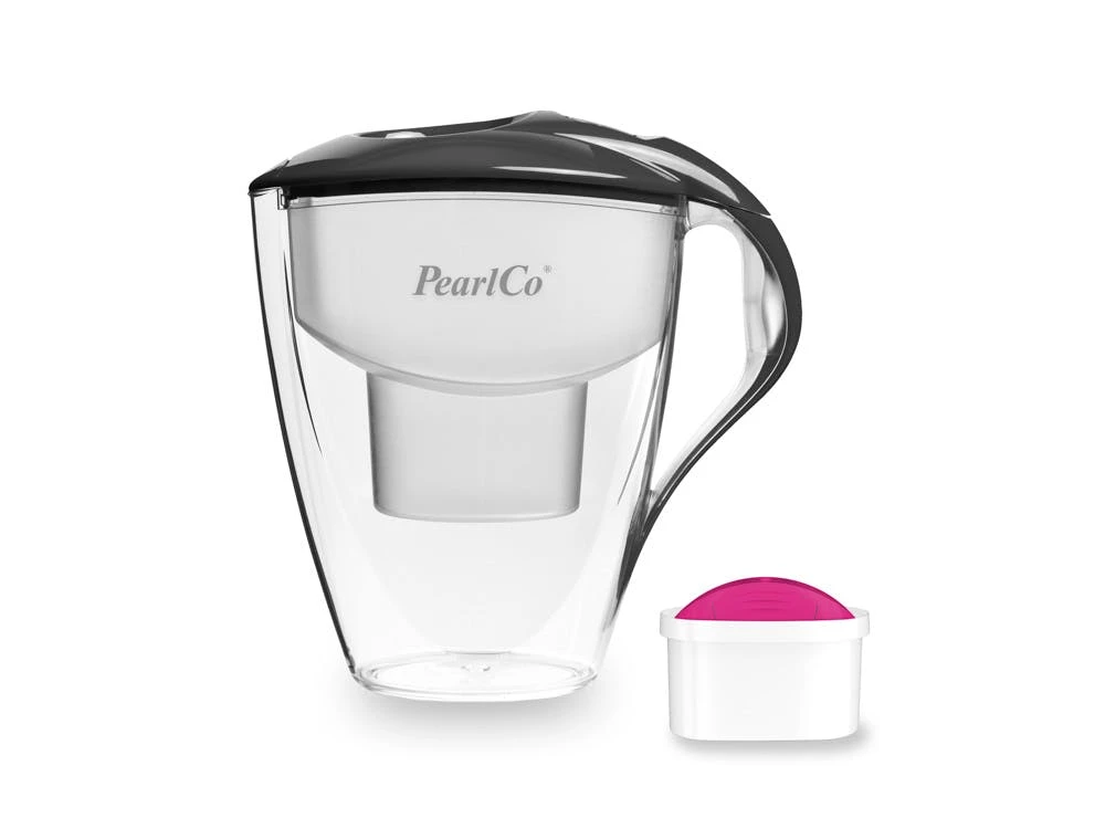 Pearlco Glas-Wasserfilter Weiß Inkl. 1 AquaMag Filterkartusche 6 Pearlco Glas-Wasserfilter Weiß Inkl. 1 AquaMag Filterkartusche – Bild 6