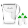 Pearlco Wasserfilter Fashion Weiß Inkl. 3 Alkaline Filterkartuschen