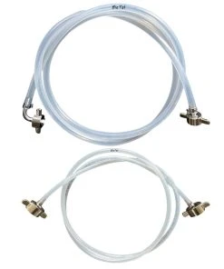 Null Schlauchpaket 150cm Bierschlauch + CO2-Schlauch Mit Edelstahl Anschlüssen