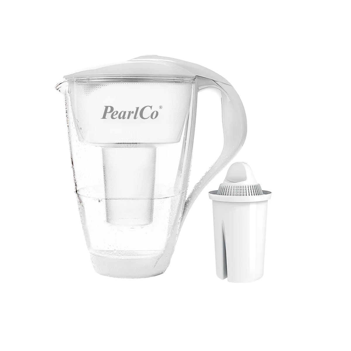 Pearlco Glas-Wasserfilter Schwarz Inkl. 1 Universal Filterkartusche 3 Pearlco Glas-Wasserfilter Schwarz Inkl. 1 Universal Filterkartusche – Bild 3