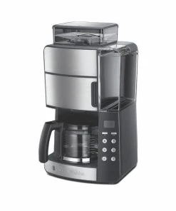 Klarstein Grind & Brew Kaffeemaschine 900-1000W 10Tassen 1-Liter-Tank Mahlwerk Silber -HENDI-Geschäft c65a6e83 9c1d 473f 8e0b 43dbf7a7c8f5