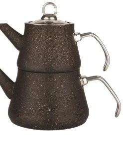 Null VIVIANA PIRAMIT MODELS 1 Teekannen-Set, Rostfrei, Für Viele Herdtypen, Ergonom