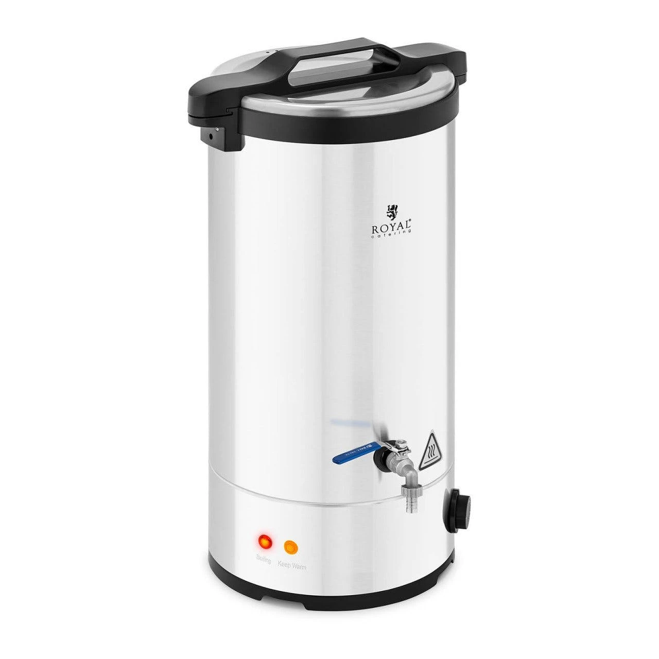 Royal-catering Royal Catering Maischekessel - 30 L - 700 / 1.800 / 2.500 W - 30 - 110 °C - Edelstahl - Royal Catering 1 Royal-catering Royal Catering Maischekessel - 30 L - 700 / 1.800 / 2.500 W - 30 - 110 °C - Edelstahl - Royal Catering