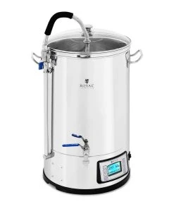 Royal-catering Royal Catering Braukessel - L - 2.500 W - ø C - Edelstahl - Anzeige - Timer