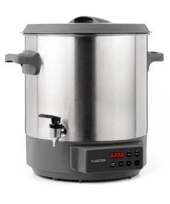 Klarstein Lady Marmalade Einkochautomat Getränkespender 27L 100°C 12h Edelstahl Silber